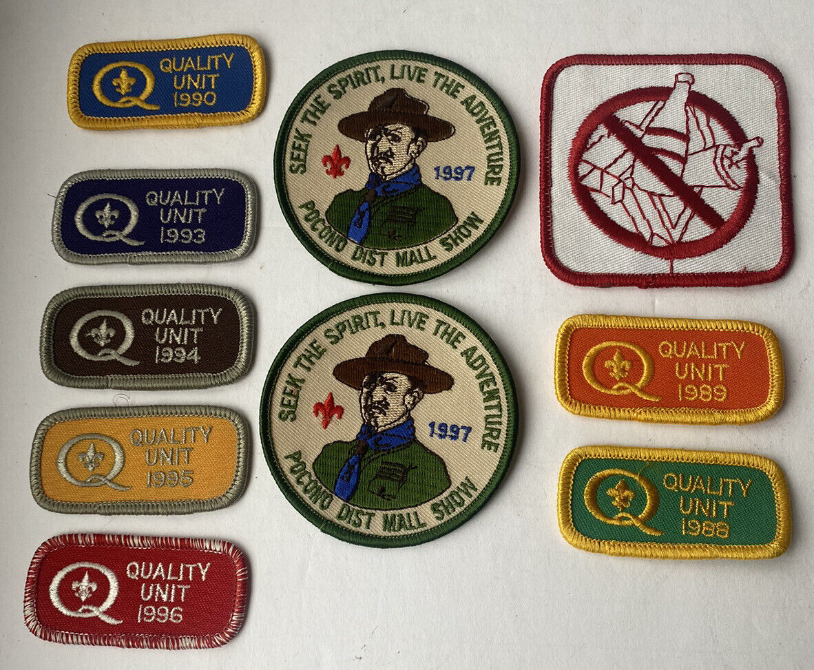 Vintage Boy Scouts Patches 1980 & 1990s  Lot 3
