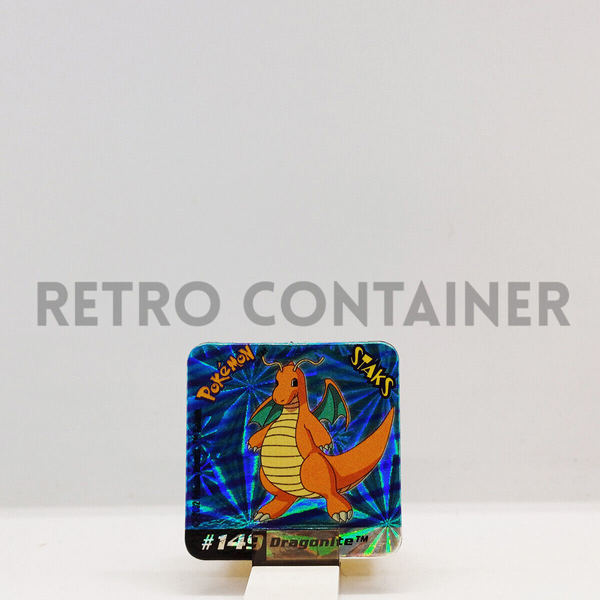 NNINTENDO POKEMON STAKS PANINI 2002 Card Magnet Series 1 HOLO - # 149 Dragonite