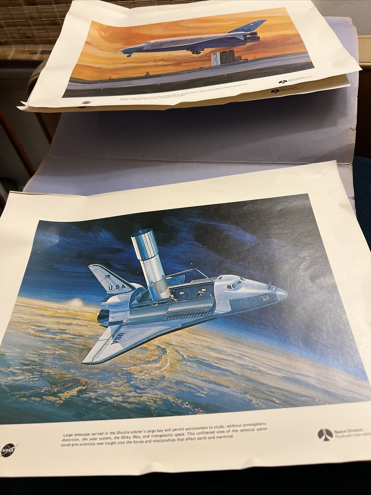 Rockwell International Space Shuttle Orientation Training Early - 1970s Prints