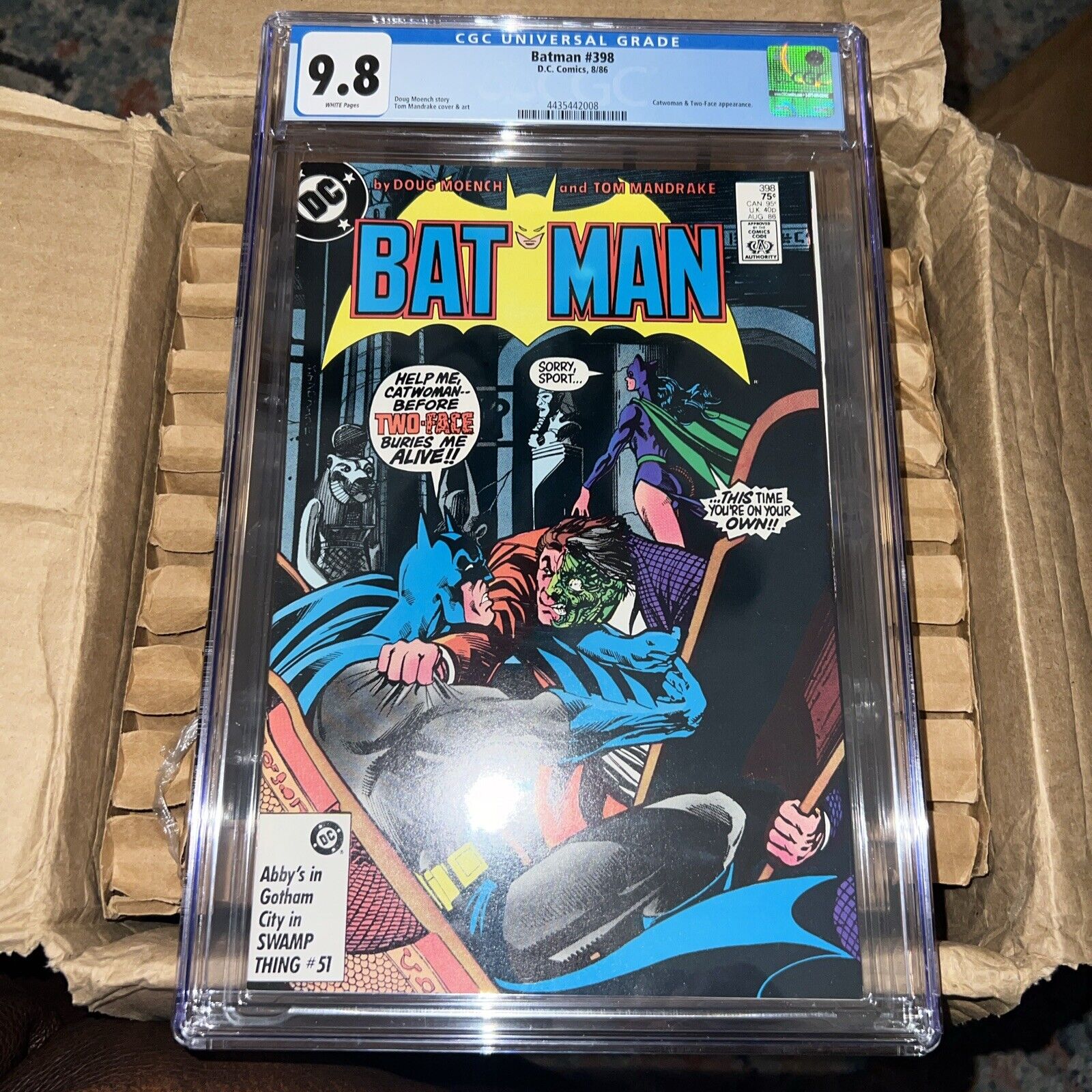 Batman #398 CGC 9.8 (1986) NM