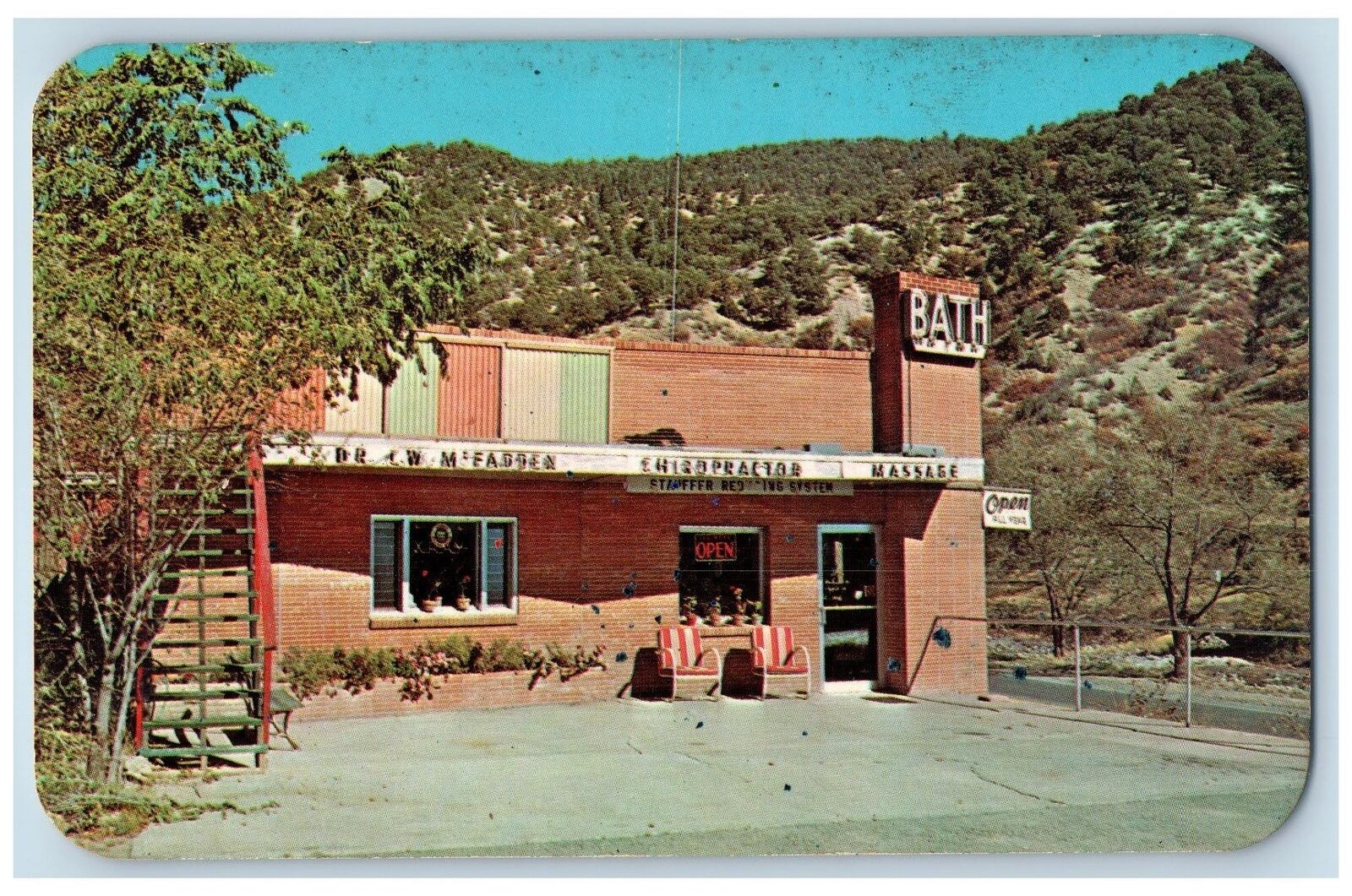 Glenwood Springs Colorado CO Postcard Glenwood Springs Vapor Cave c1960s Vintage