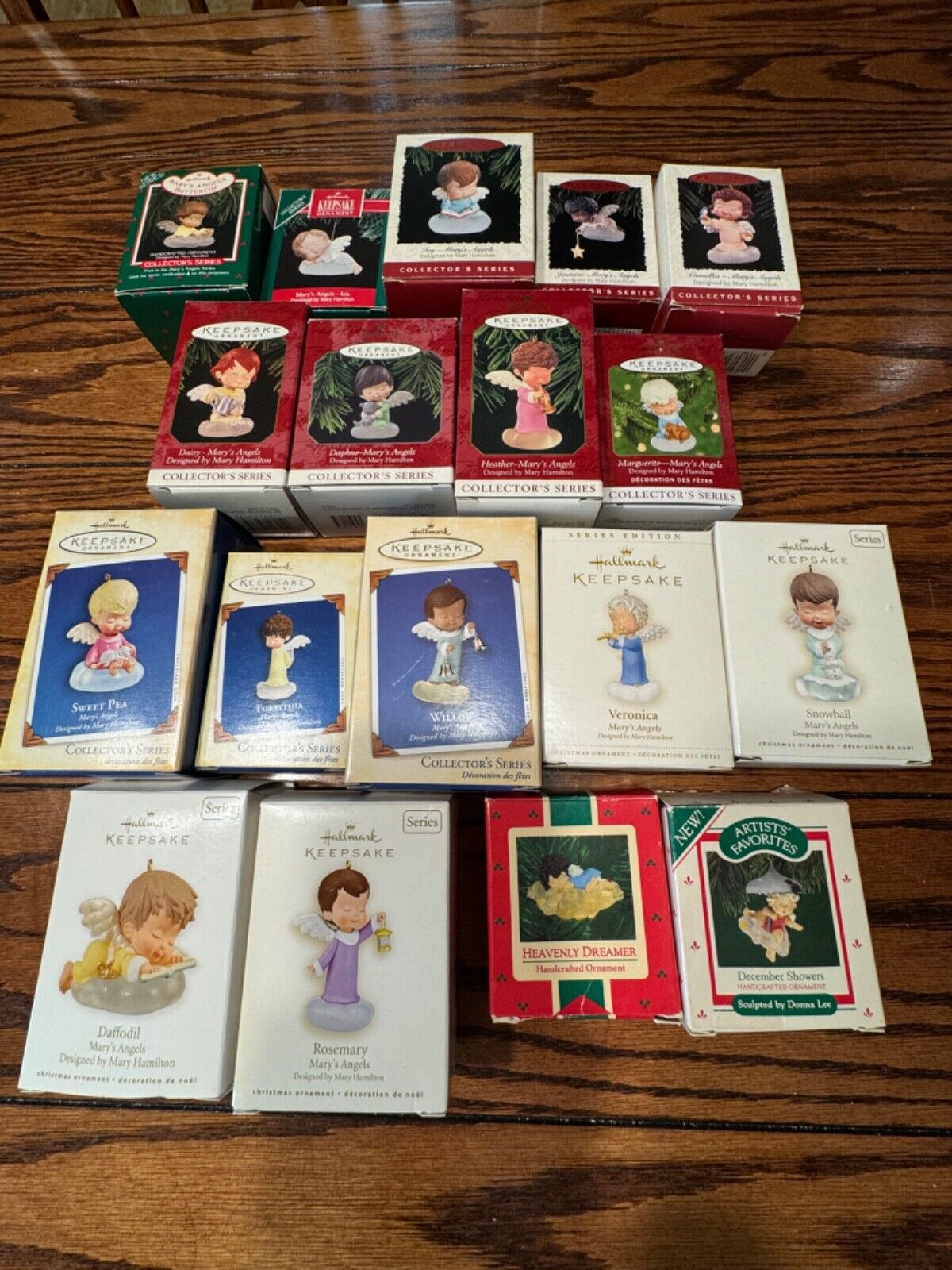 hallmark marys angels lot, 15+, orig boxes, very good condition 