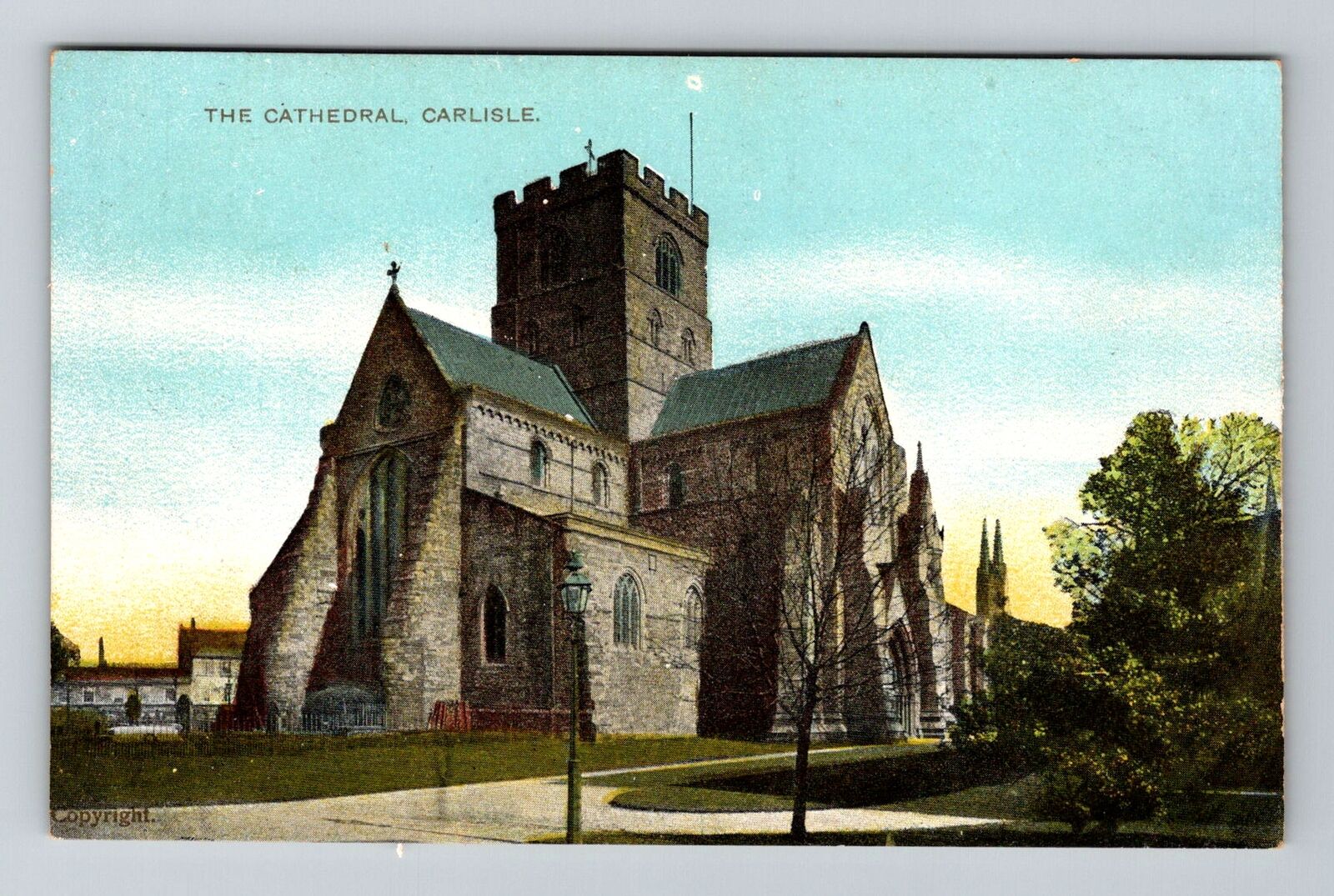 Carlisle-United Kingdom, The Cathedral, Religion, Vintage Postcard
