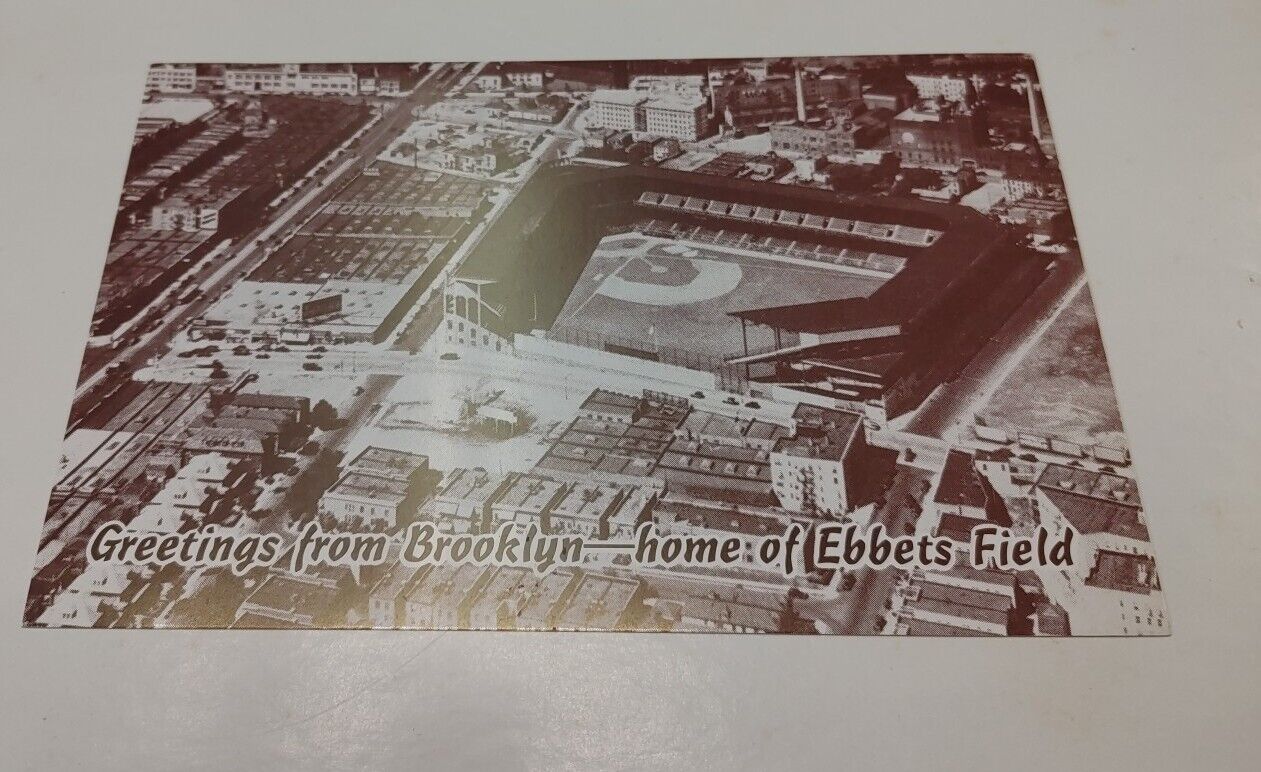 Vintage Ballpark Nostalgia postcards Unmarked NM Lot of 29 Ebbets Field Yankee 