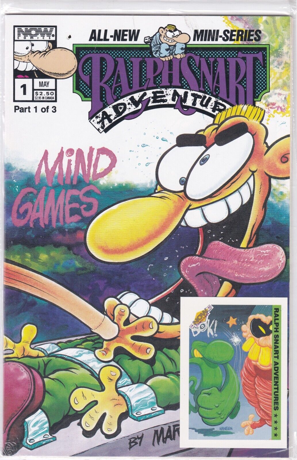 Ralph Snart Adventures: Mind Games #1: NOW Comics (1992)  VF/NM  9.0