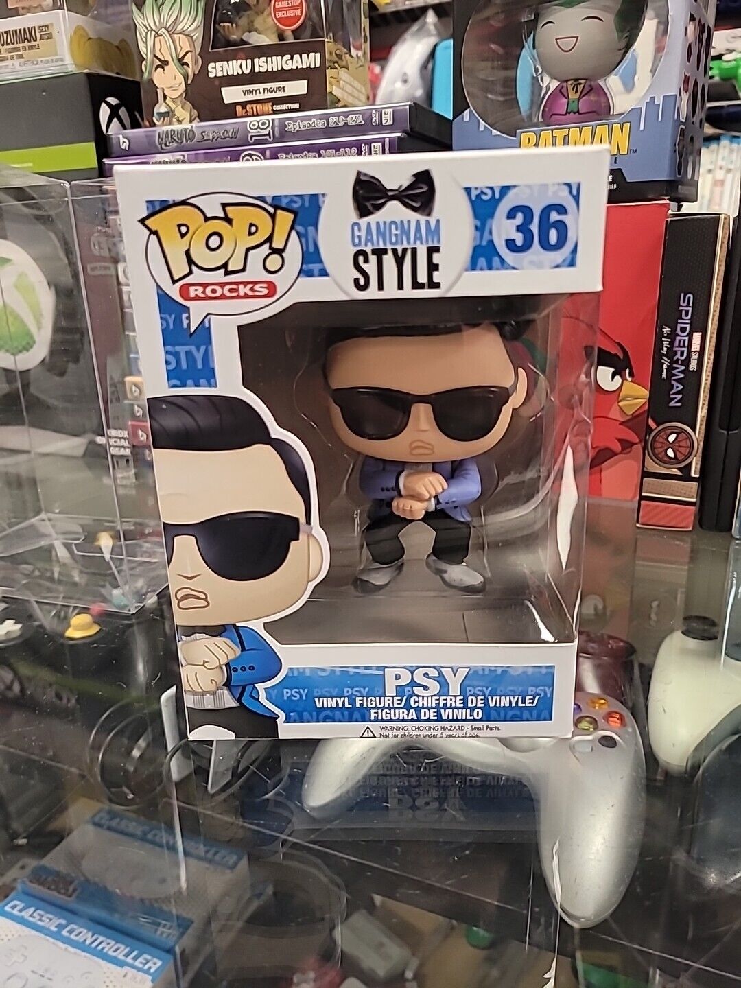 Funko POP Gangnam Style 36 Psy with DAMAGED BOX in Soft Protector New 