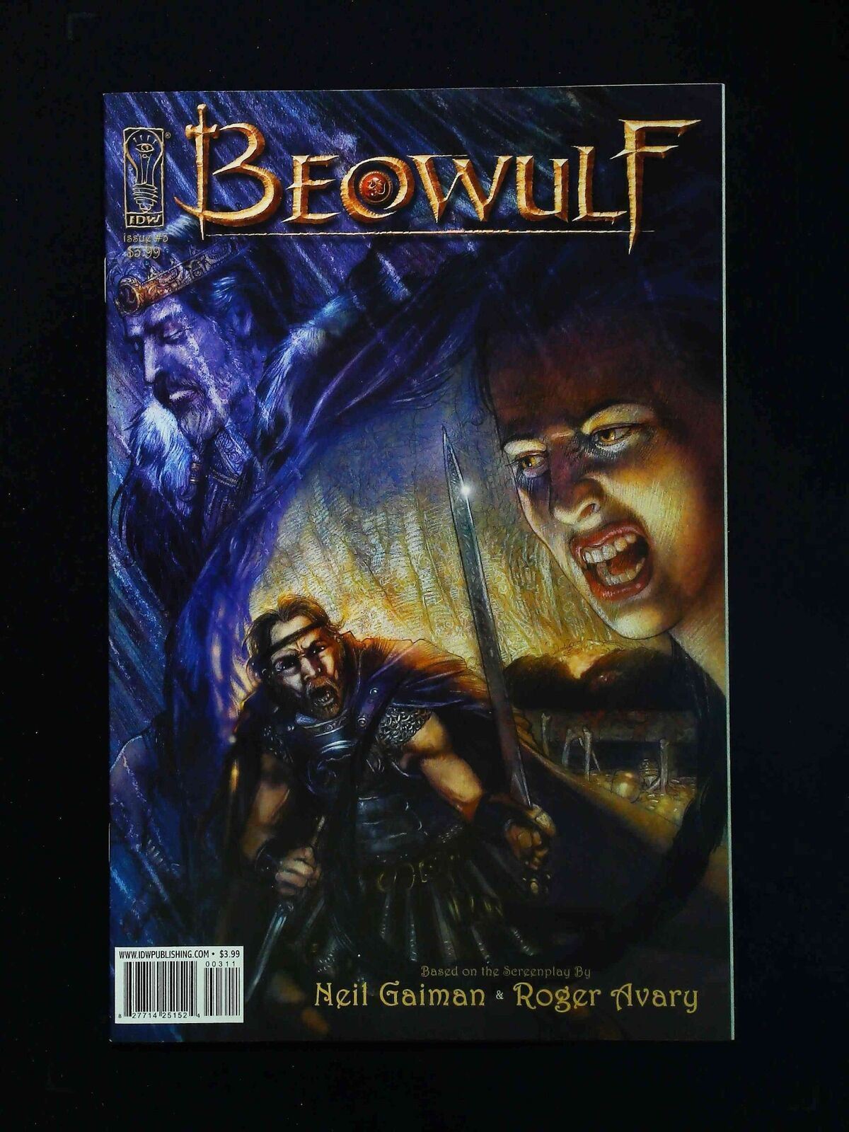 Beowulf #3  Idw Comics 2007 Vf+