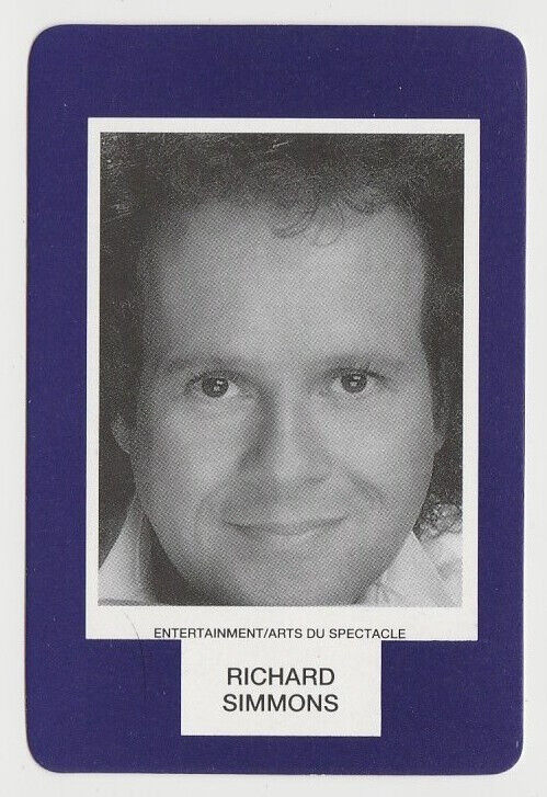 Richard Simmons 1993 Face to Face Game Card - Single Card from Canadian Game