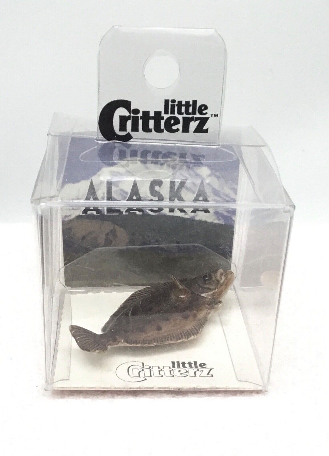 Little Critterz Flounder Halibut Fish Miniature Porcelain Figurine LC977