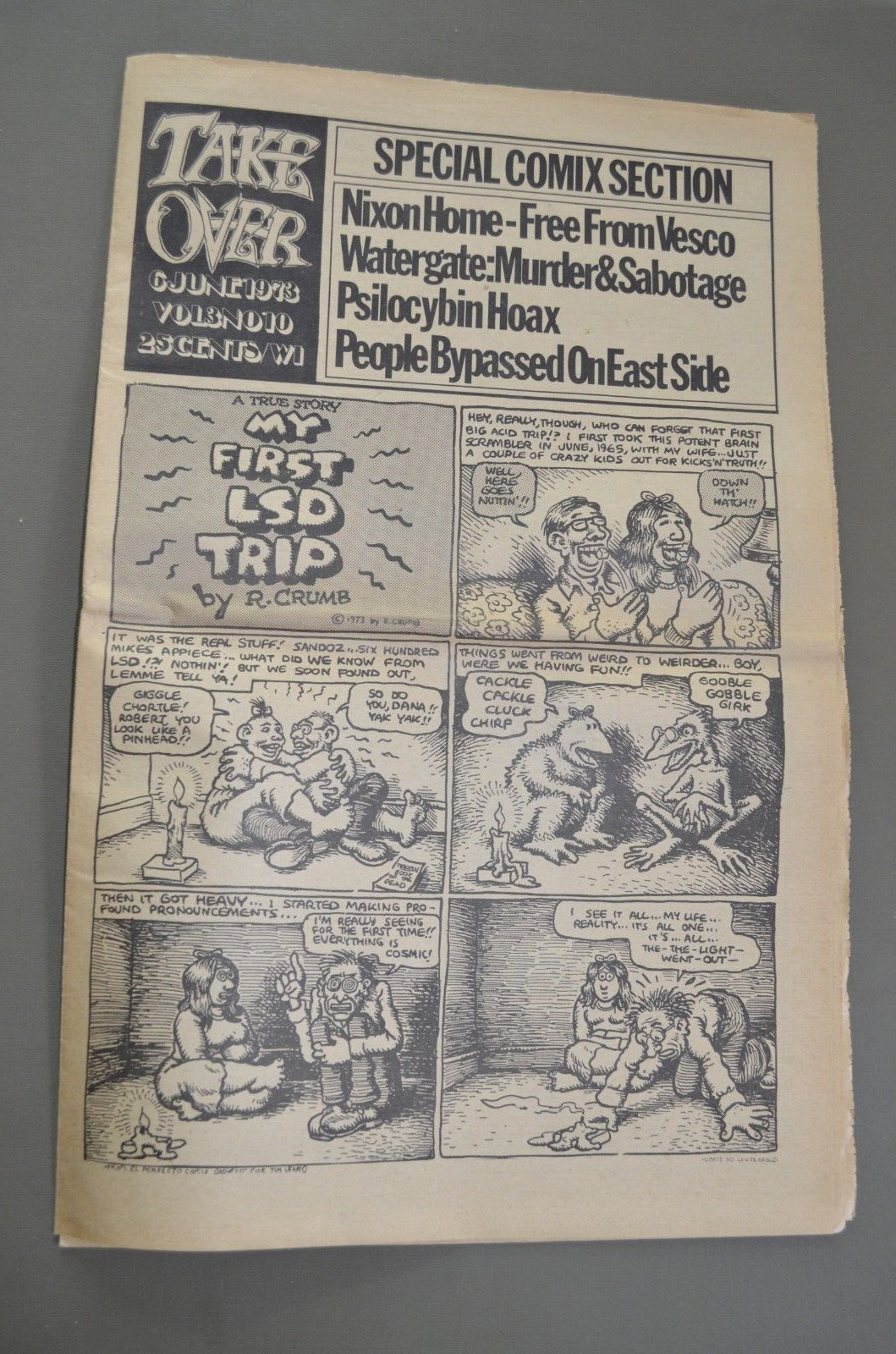Takeover--1972 Radical Underground Newspaper, Madison WI