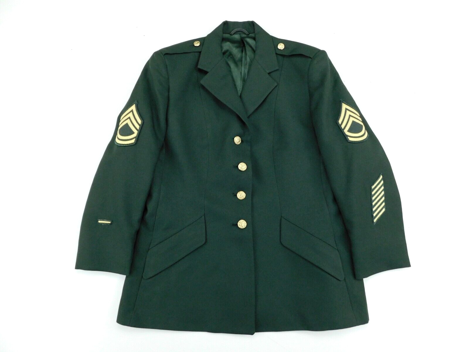 US Army Green Coat 12 MP Misses Petite Polyester Classic Dress Jacket Women\'s