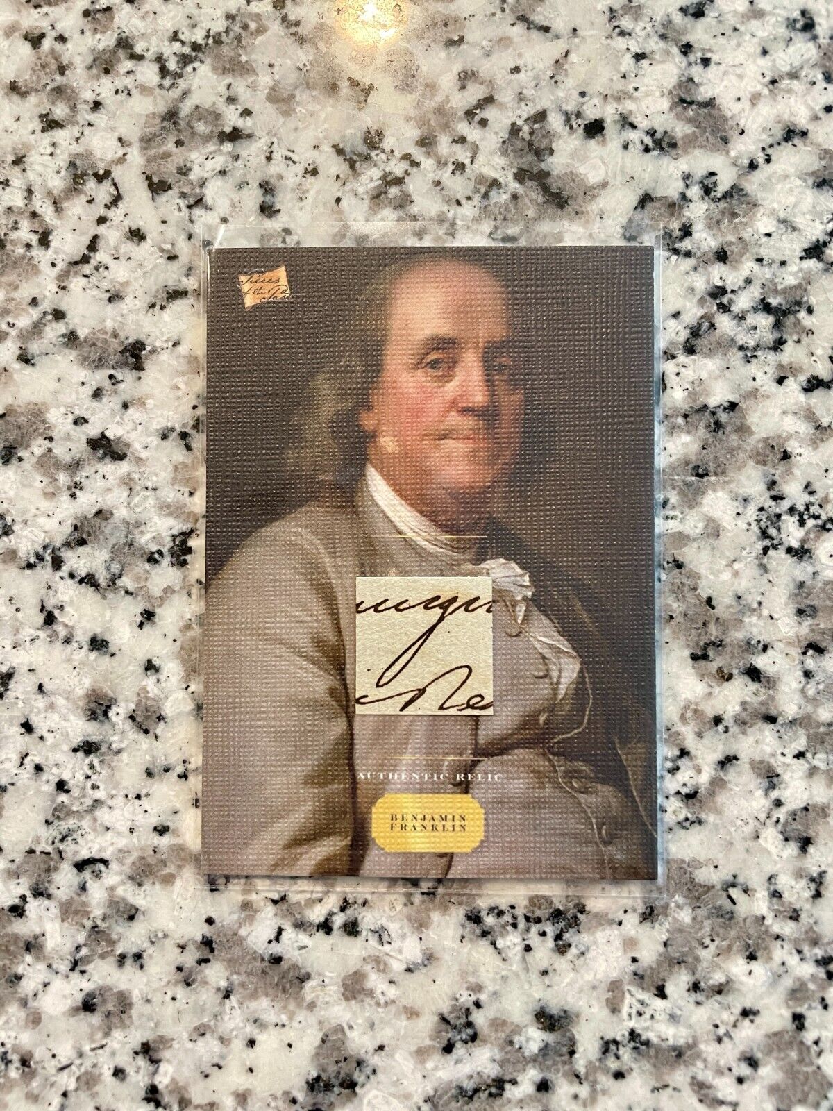2023 Pieces Of The Past - Benjamin Franklin -  Authentic Handwritten Letter