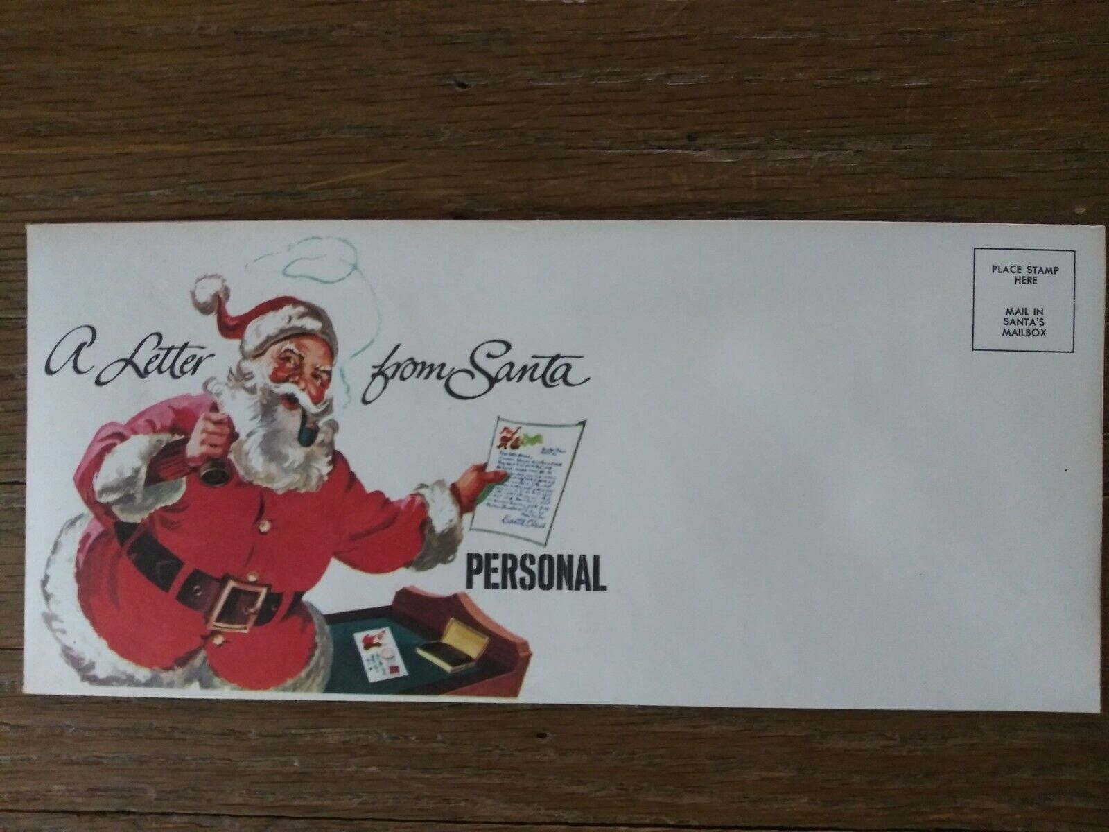NEW Vintage Sears Letter From Santa Envelope
