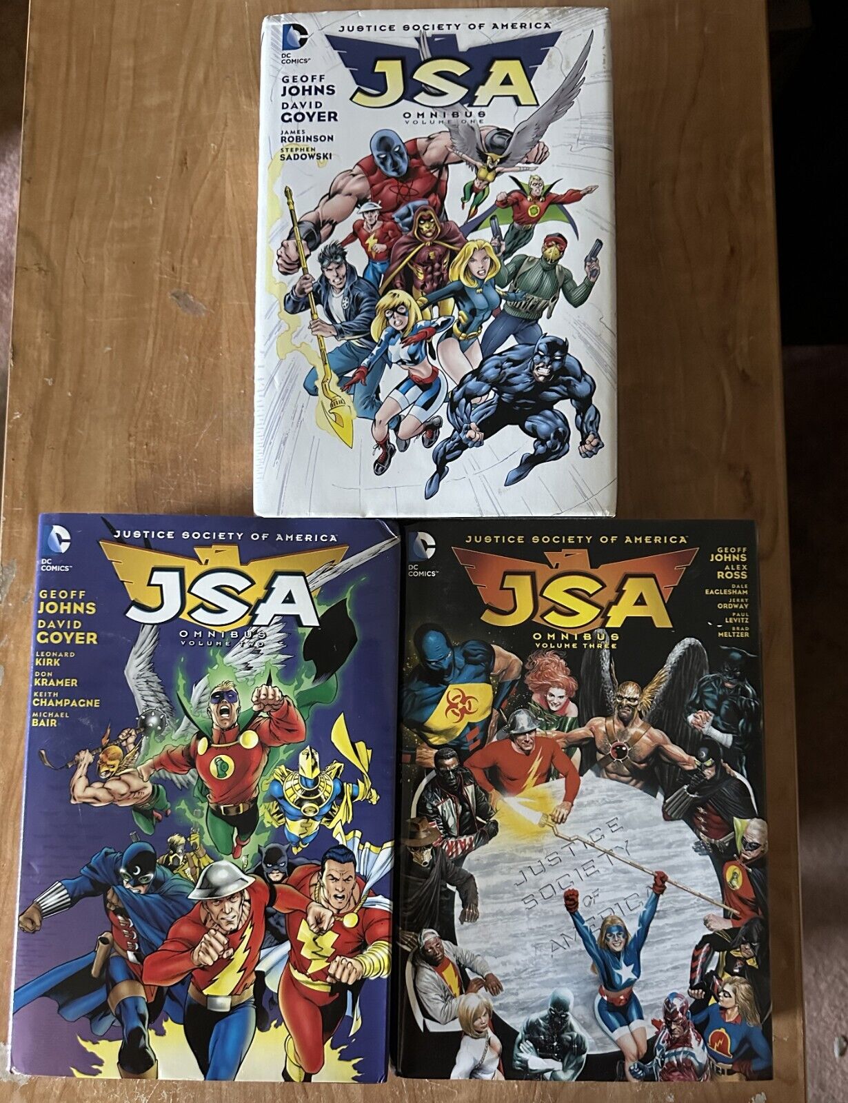 JSA Omnibus Geoff Johns Vol 1 2 & Vol 3 - HC DC Comics - See Description
