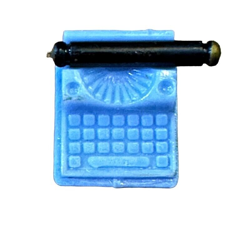 Miniature Gumball Charm Typewriter (NO RING) Moving Platen Dollhouse Toy PK VINT