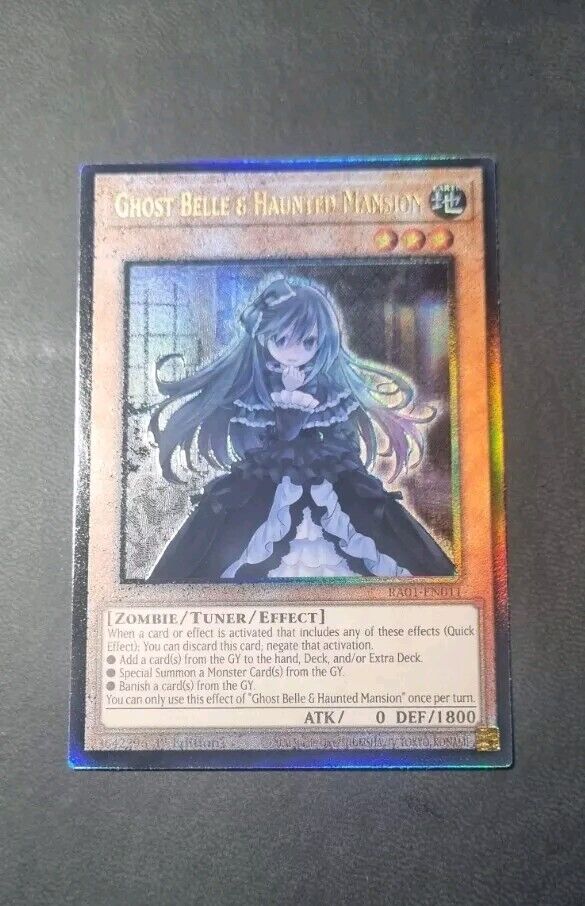 Yu-Gi-Oh Ghost Belle & Haunted Mansion RA01-EN011 Ultimate Rare 1st Edition