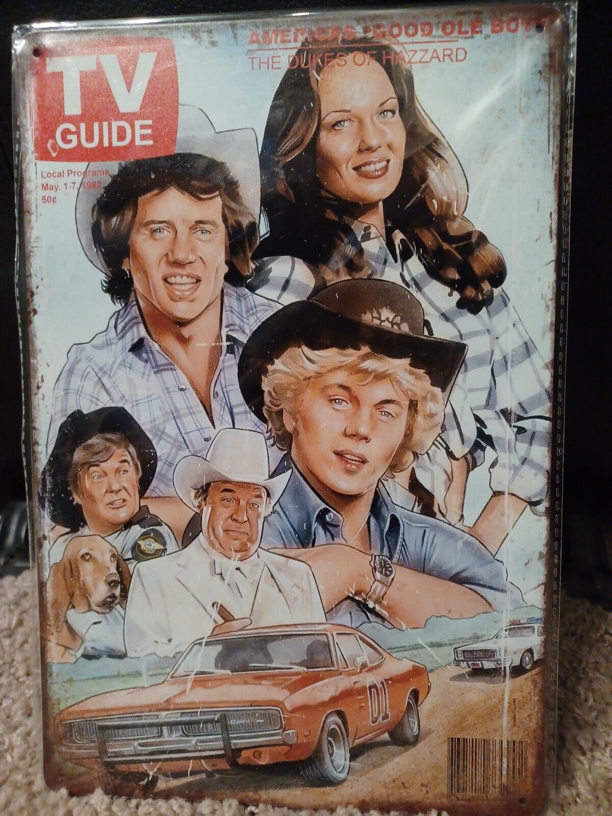 Dukes Of Hazzard Metal Sign New SEALED 