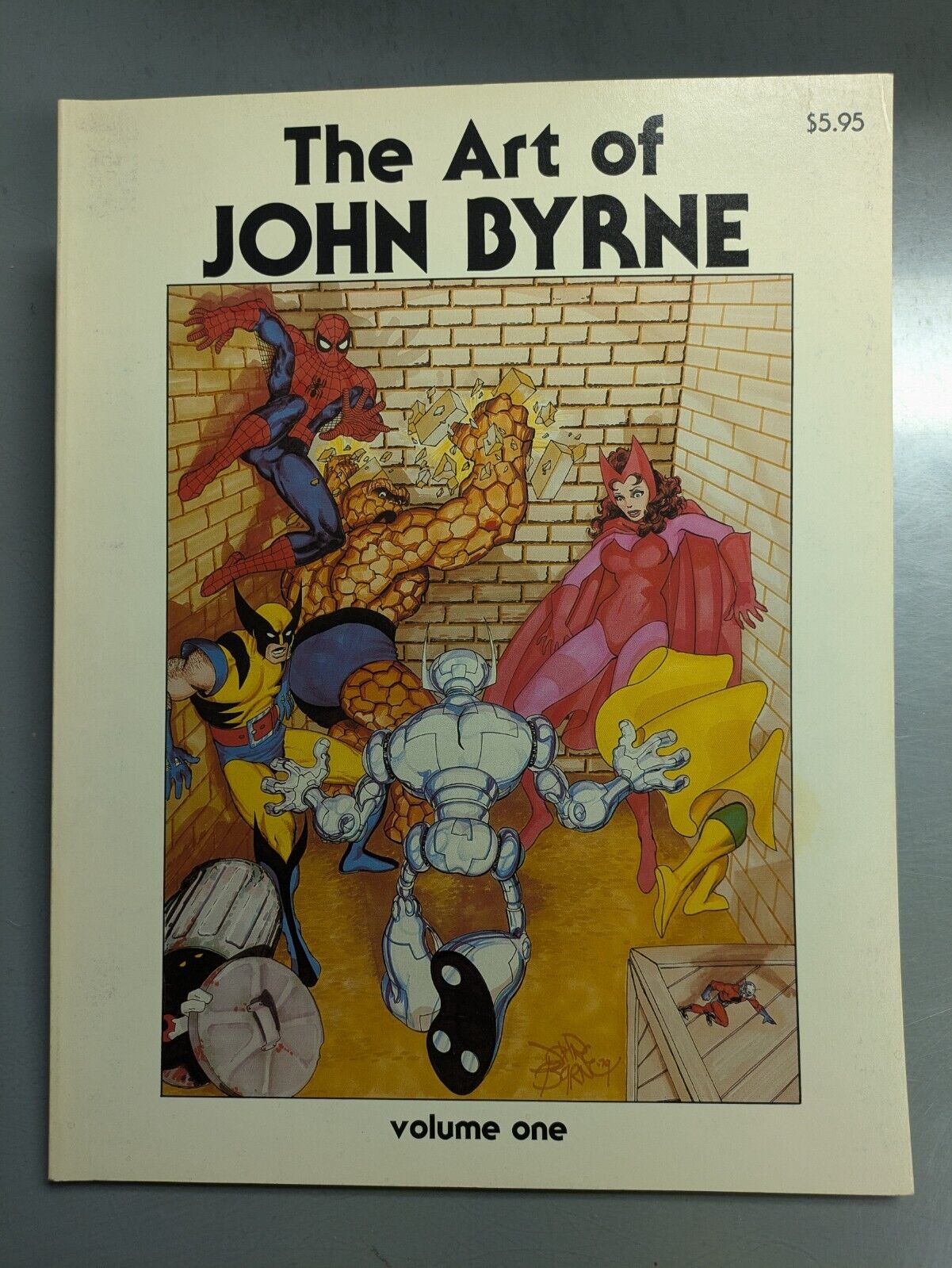 The Art of John Byrne Vol One 1 Trade Paperback Graphic Novel 1980 SQP Marvel DC