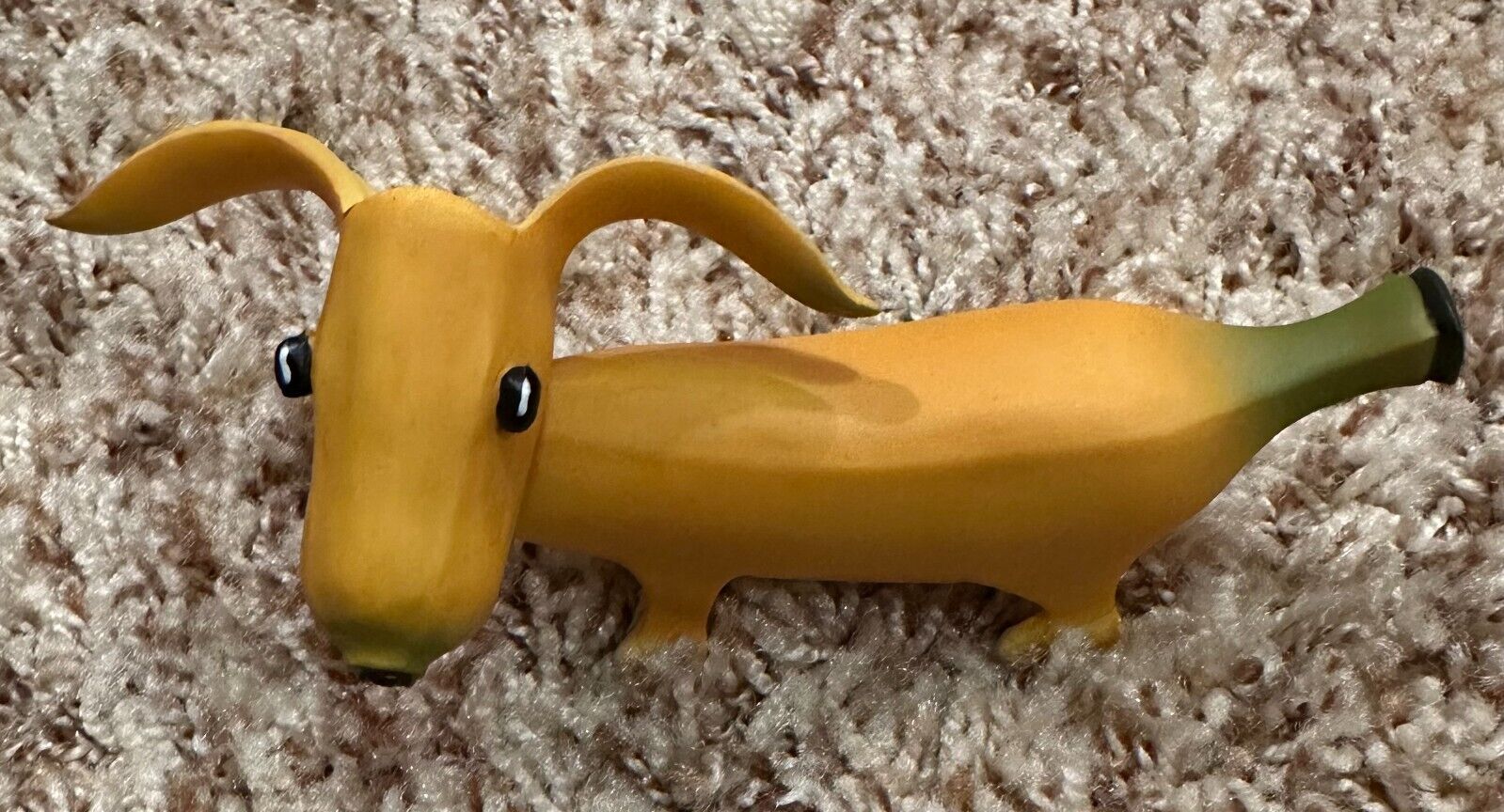 Enesco Home Grown Banana Dachshund Dog Figurine Retired #4012885 Rare