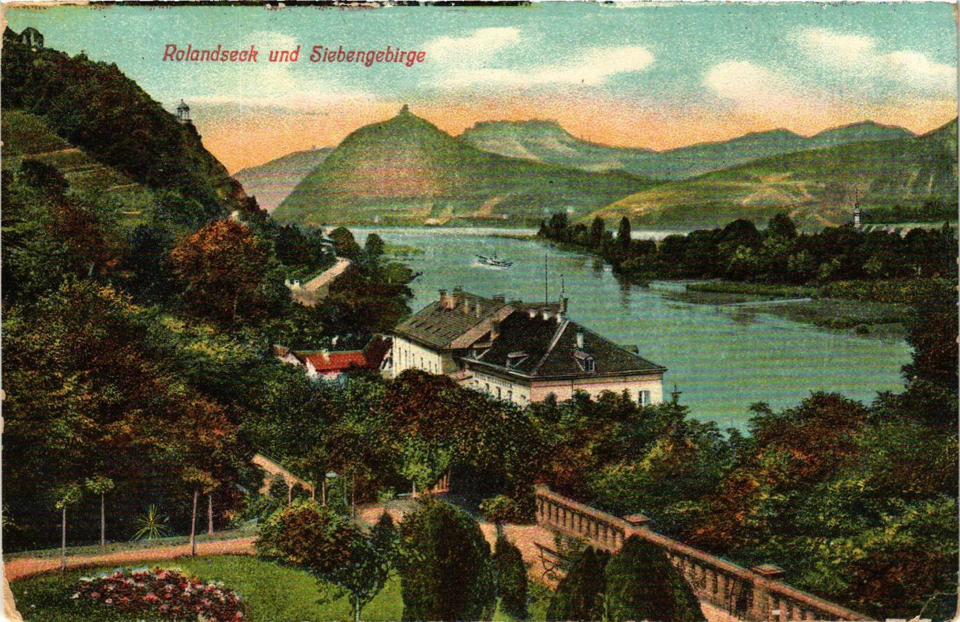 CPA AK Rolandseck with Siebengebirge GERMANY (896591)