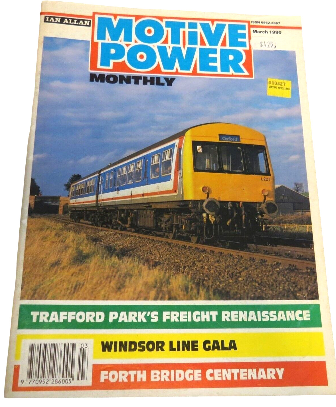 Motive Power Monthly Magazine March 1990 Railway Railroad Train Great Britain