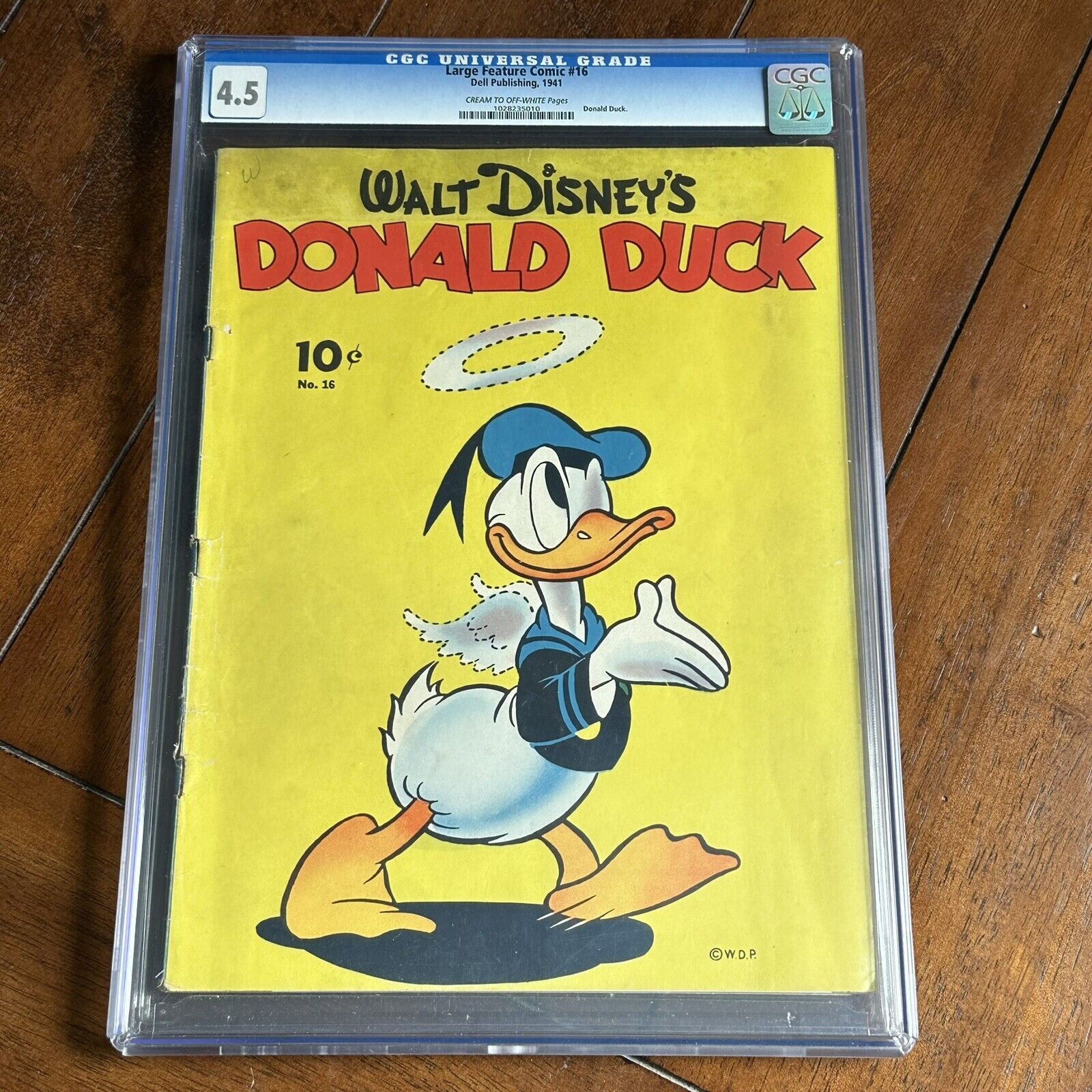 Large Feature Comic #16 (1941) - 1st Daisy Duck Donald Duck - CGC 4.5