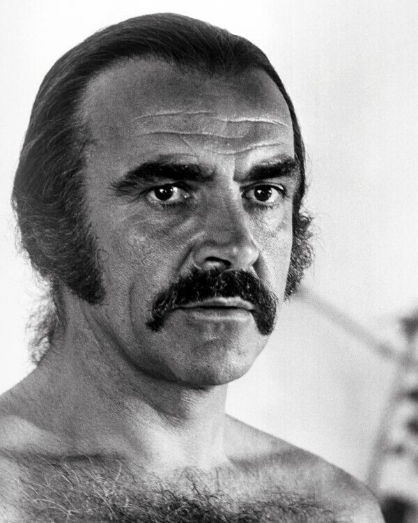Sean Connery macho bare chest portrait 1974 movie Zardoz 24x36 inch poster