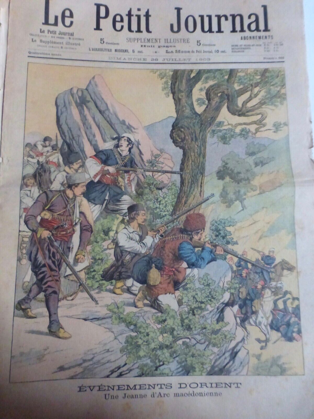 1903 Macedonia War 12 Old Newspapers