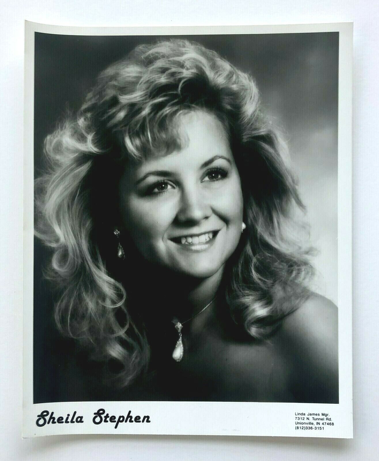 1980s Sheila Stephen Press Promo Photo Country Singer Songwriter Miss Indiana 