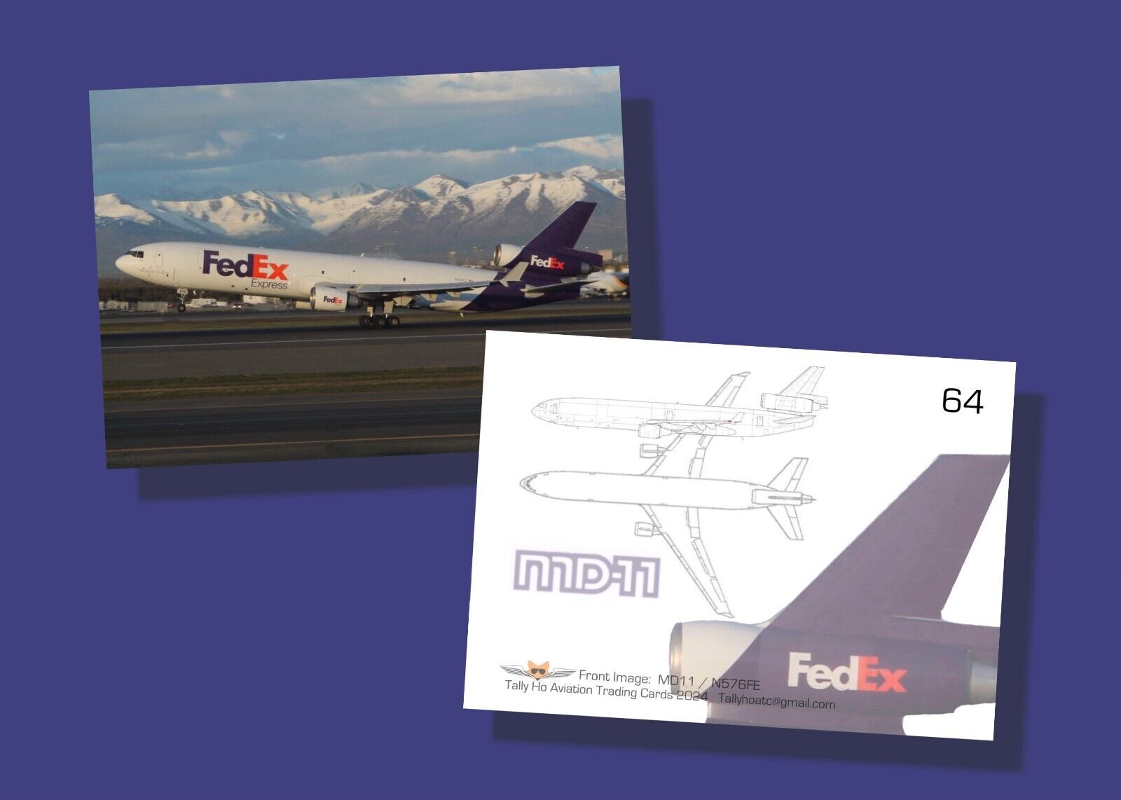 FedEx Trading Cards MD11 Set of 25 - 