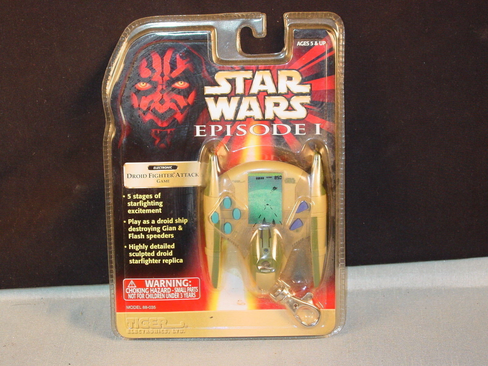 STAR WARS EPISODE I ELECTRONIC DROID FIGHTER ATTACK GAME IN ORIGNAL PACKAGE 1999
