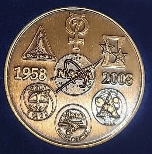 1958-2008 - NASA -  50 Year Anniversary Space Programs - Bronze Coin ~#0793
