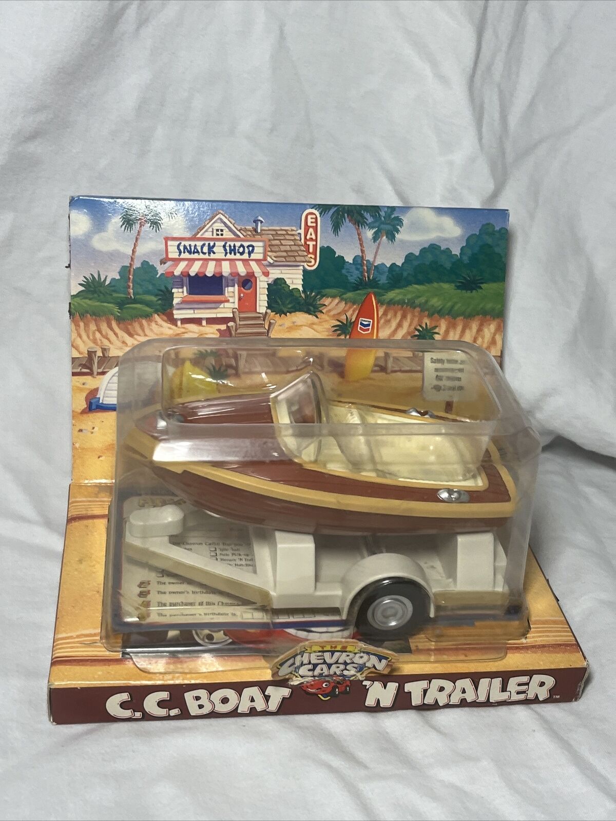 The Chevron Cars C.C. Boat N Trailer New In Box