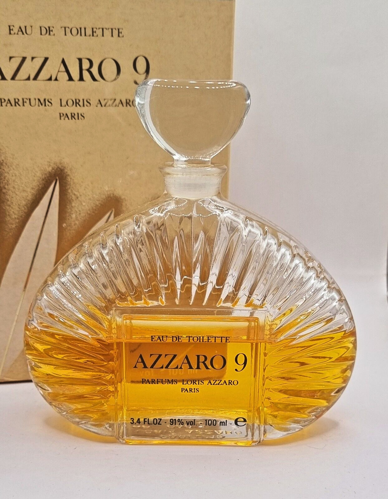 Azzaro 9 women's Eau De Toilette 100 ml vintage Original formula RARE Not Full