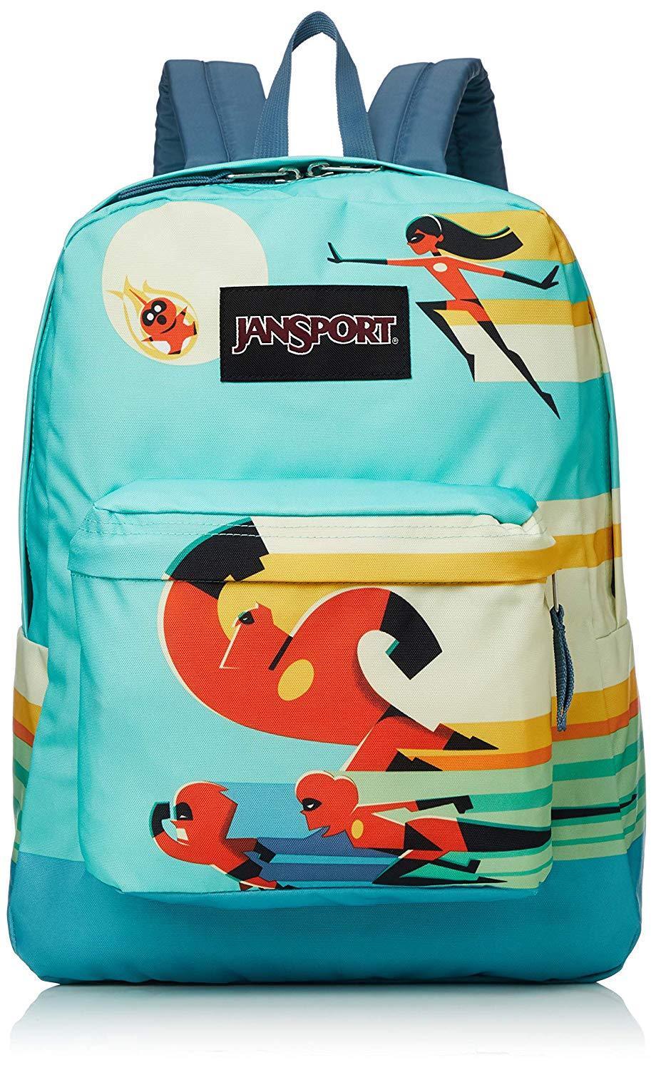 JanSport X Disney Pixar Mr Incredibles & Family Unisex High Stakes Backpack NEW