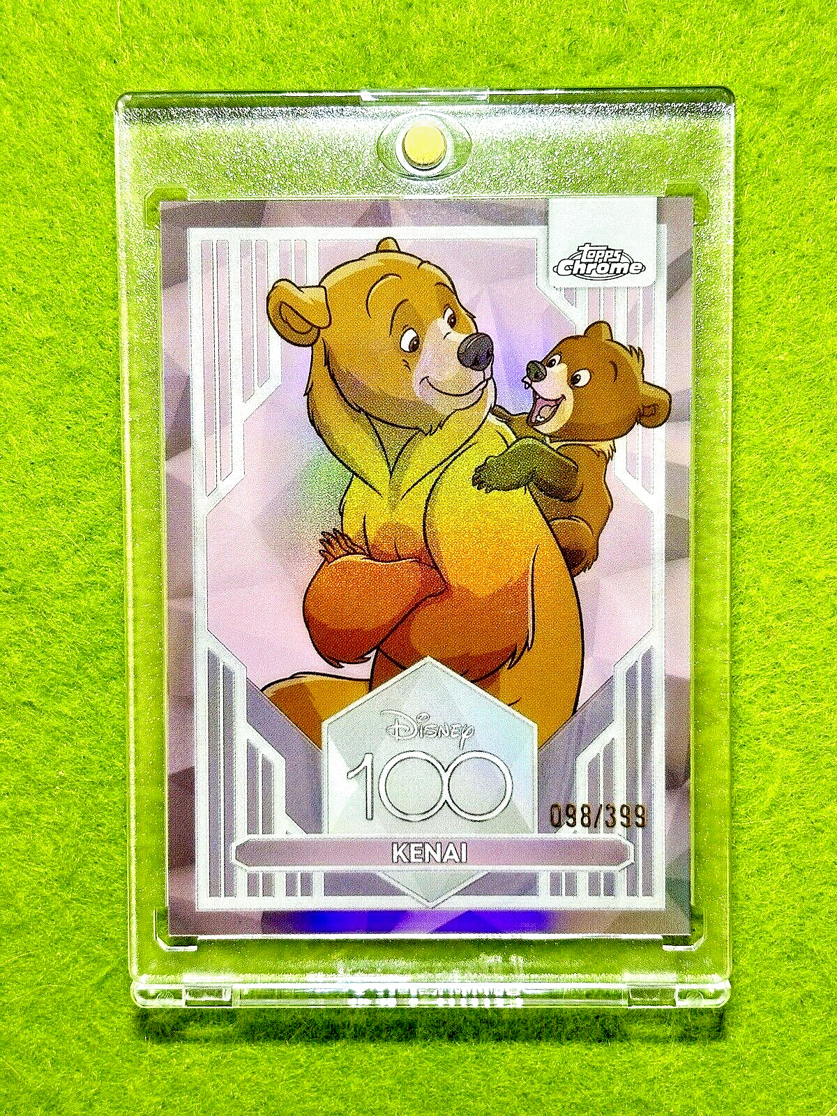 KENAI Disney 100 PINK REFRACTOR #/399 SP Card BROTHER BEAR 2023 Topps Chrome USA