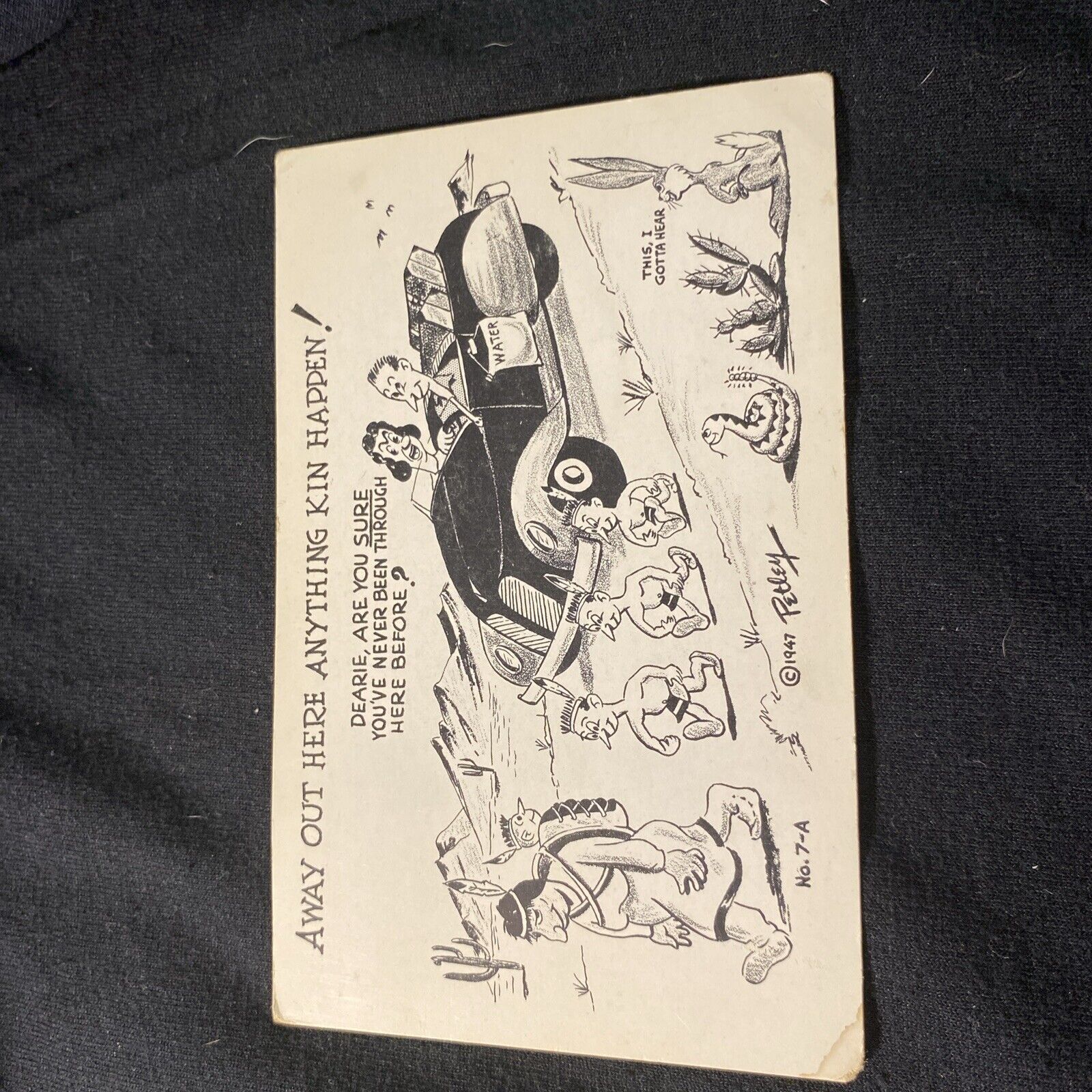 Vintage Postcard Bob Petley 1947 ComicA107
