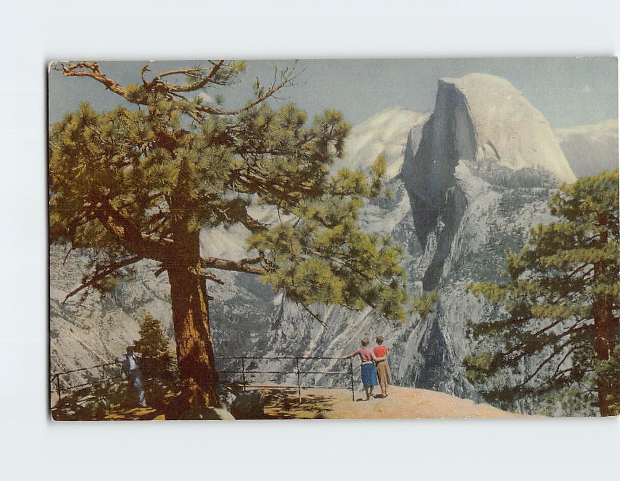 Postcard Half Dome in Yosemite National Park California USA