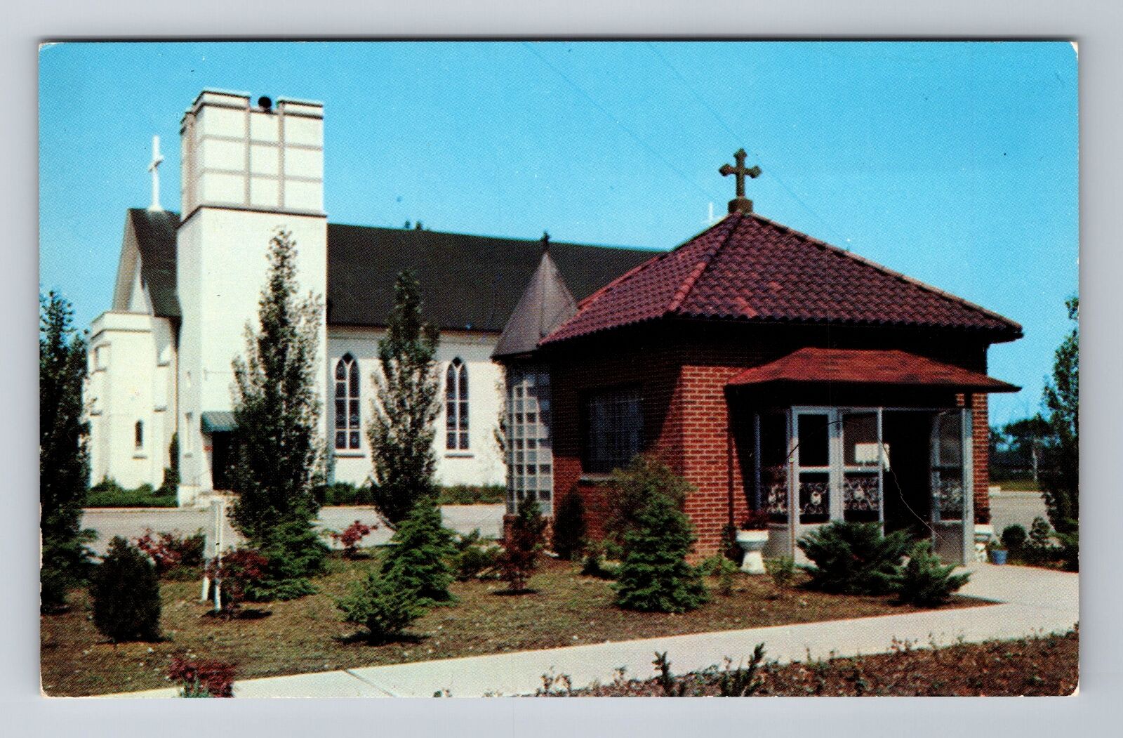Cleveland OH-Ohio, Church Of The Assumption, Religion, Antique Vintage Postcard