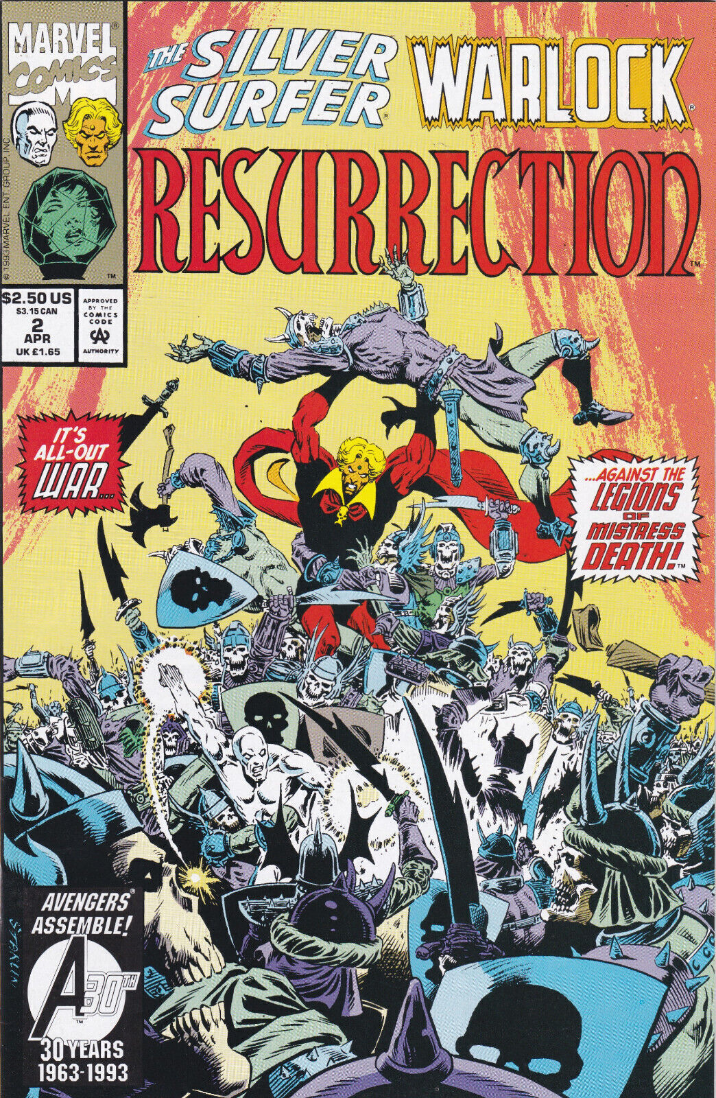 Silver Surfer / Warlock: Resurrection #2 Mini (1993) Marvel Comics