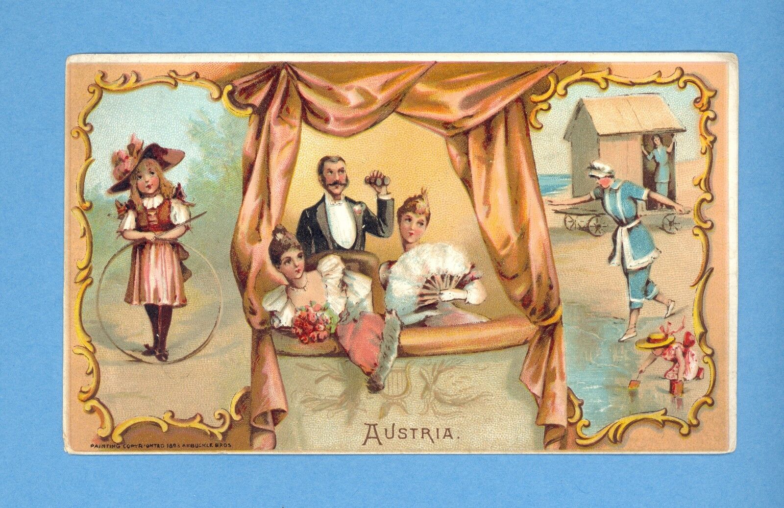 Vintage Arbuckle\'s Coffee Trade Card - 1893 Austria No. 21