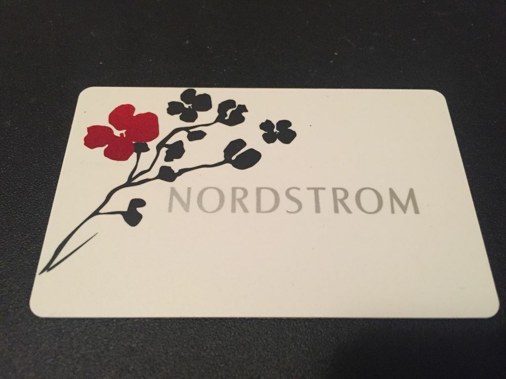 NORDSTROM Red Flower ( 2007 ) Gift Card ( $0 )