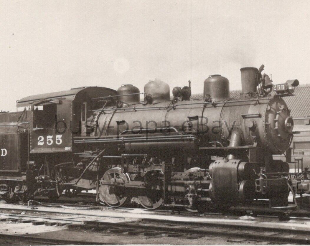 1932 RPPC Rock Island Lines Locomotive S-33 No 255 El Rene Oklahoma Postcard
