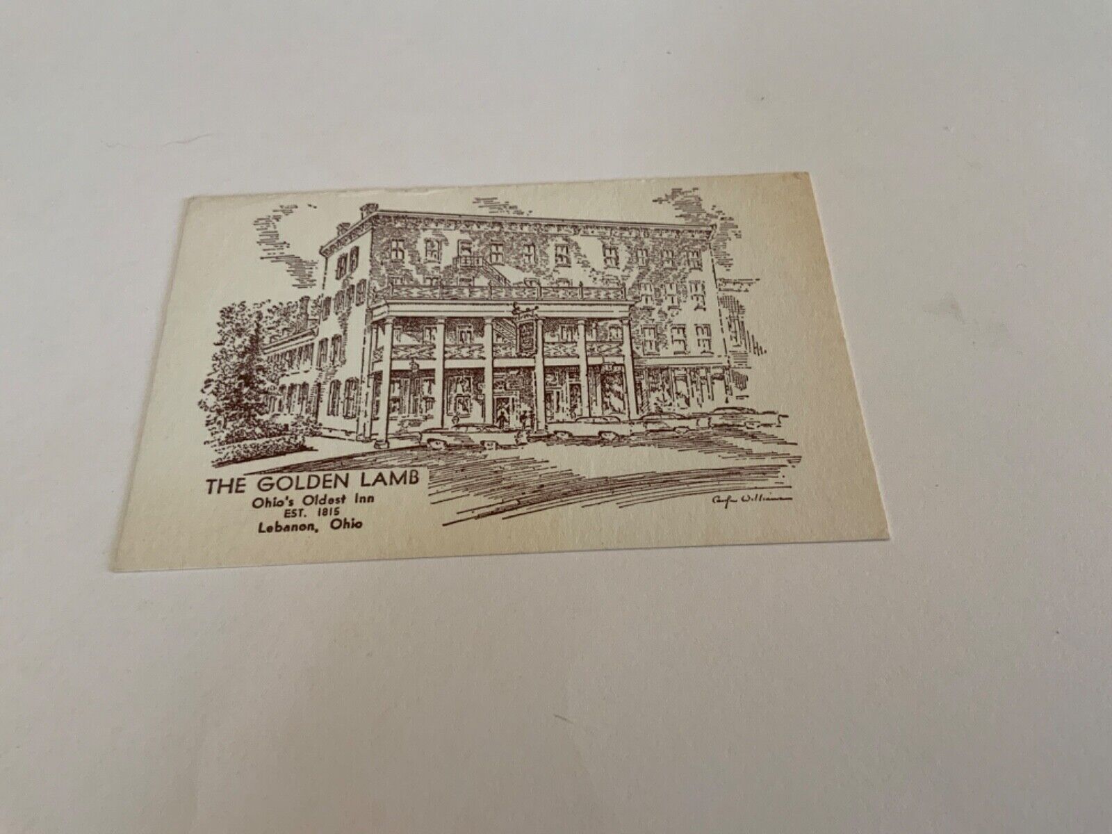 Lebanon, Ohio ~ The Golden Lamb Inn - Unposted Vintage Postcard