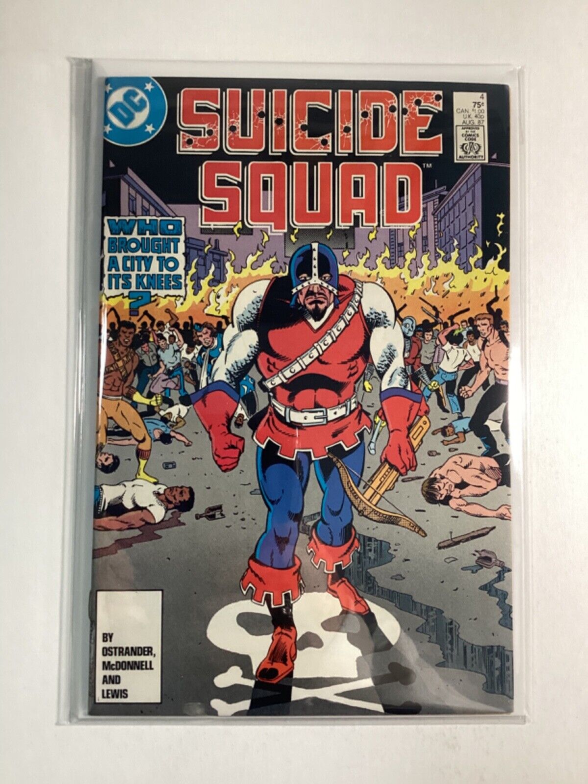 SUICIDE SQUAD #4 VF- 7.5🥇1st App Of WILLIAM HELL, Later Becomes WHITE DRAGON🥇