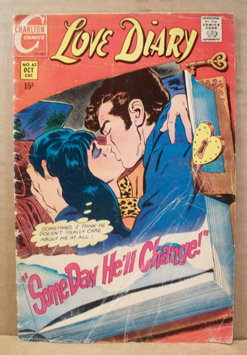 Love Diary #62 (Charlton Comics, October 1969) VG