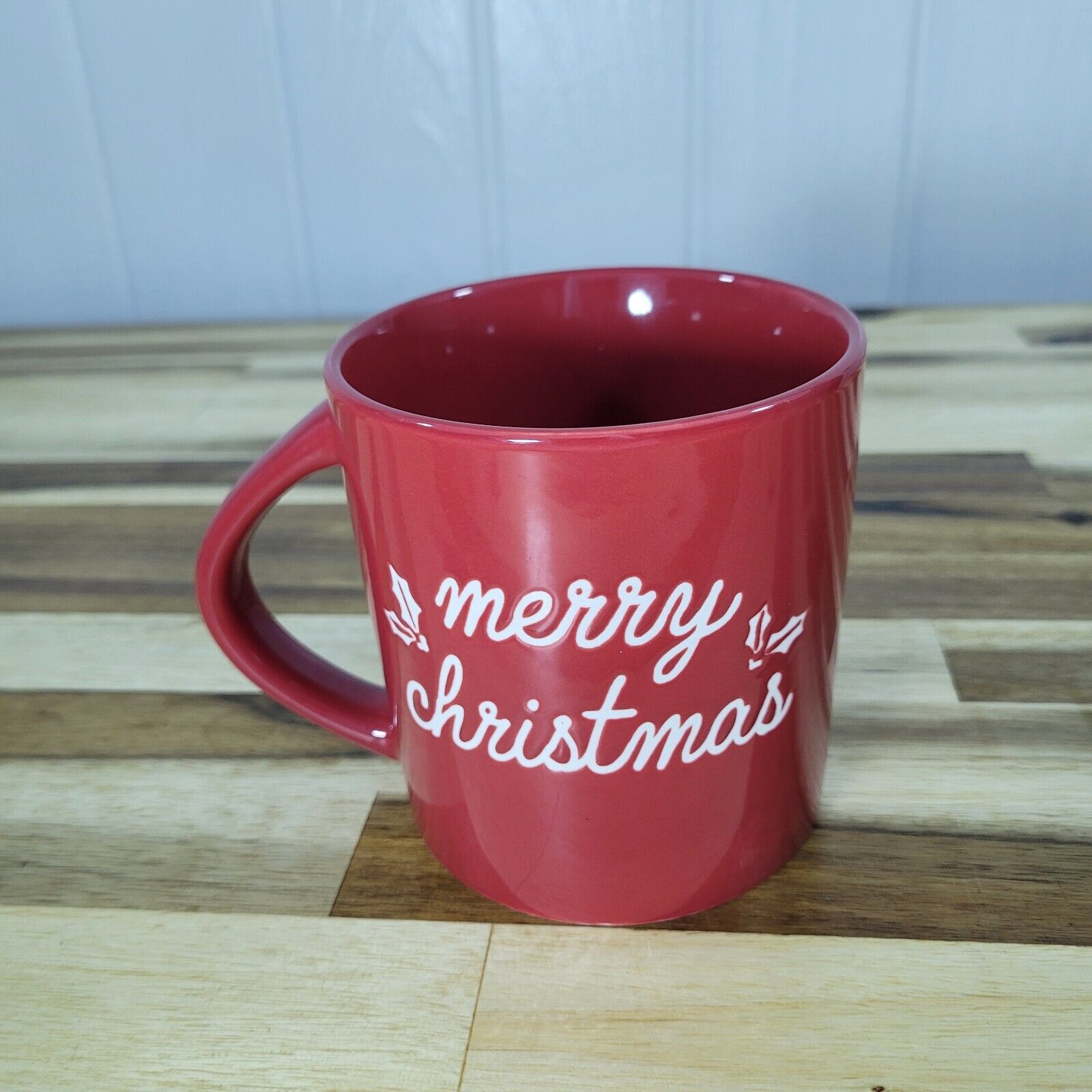 NWT Target 16oz Holiday Stoneware Merry Christmas Mug - Wondershop, Candy Red