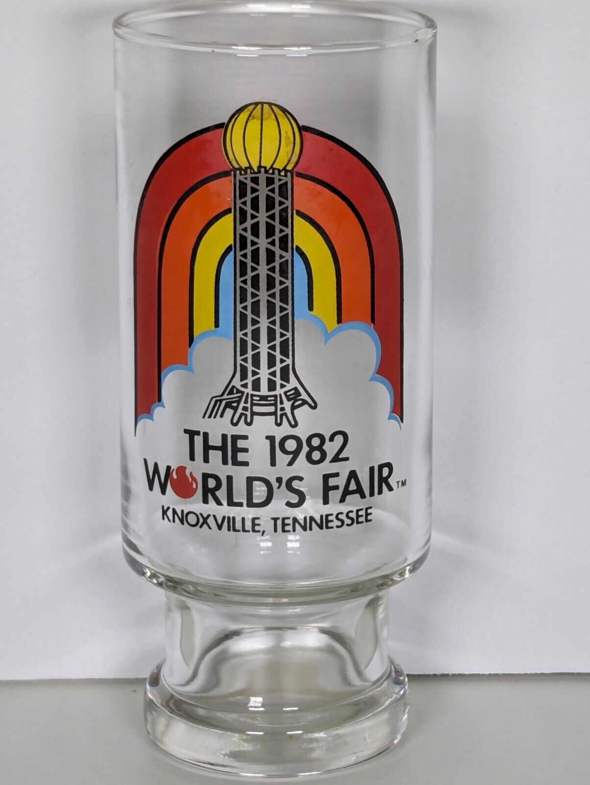 Vintage 1982 Worlds Fair Knoxville Tennessee Drinking Glass McDonald's 