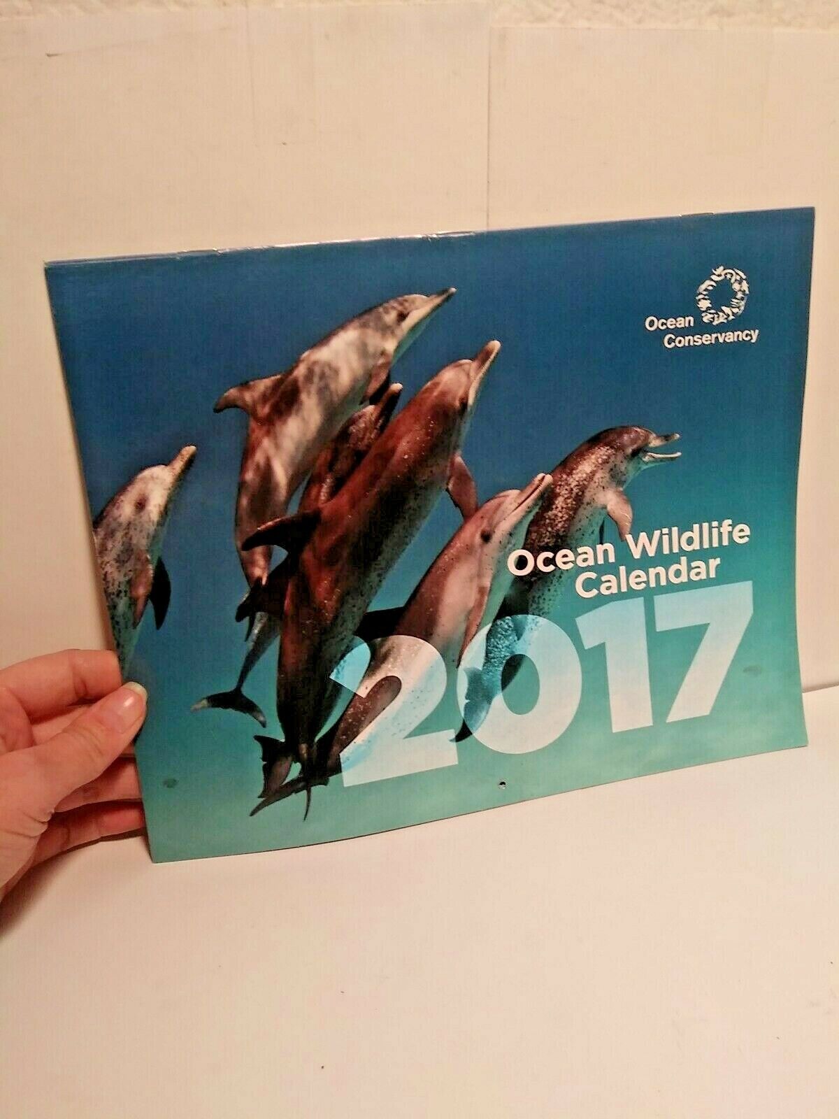 2017 Ocean Wild Life Calendar Ocean Conservancy Dolphins Cover M 615
