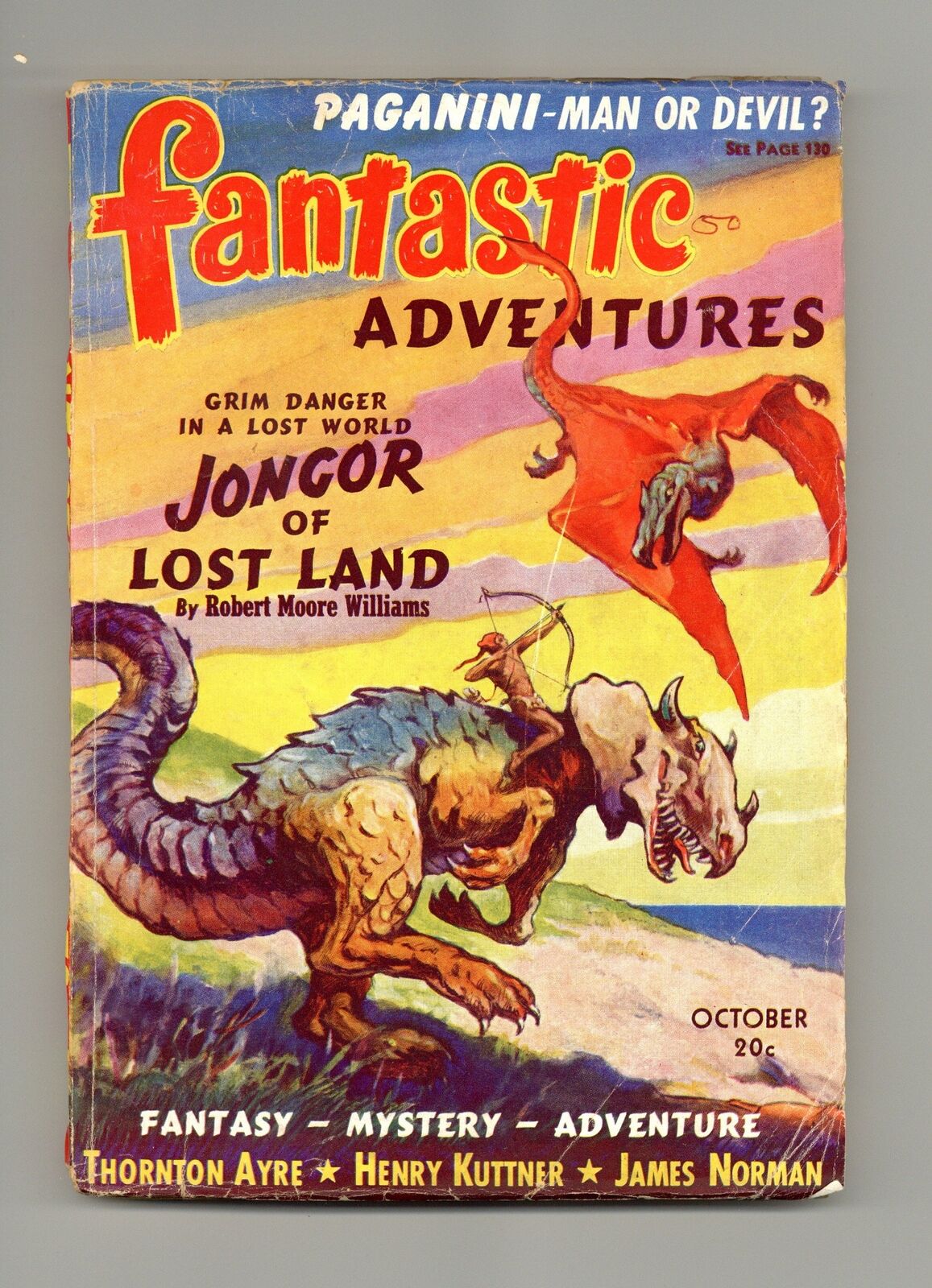 Fantastic Adventures Pulp / Magazine Oct 1940 Vol. 2 #8 GD/VG 3.0